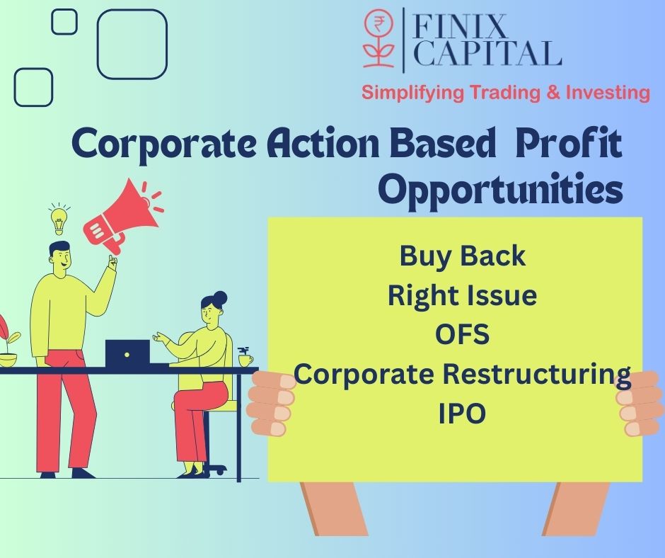 Corporate Action Based Profit opportunities…